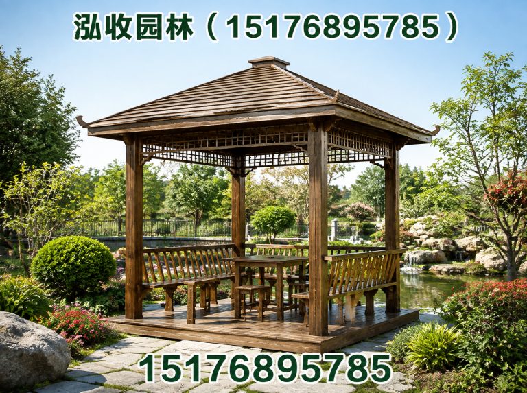 天津塑木地板展示图